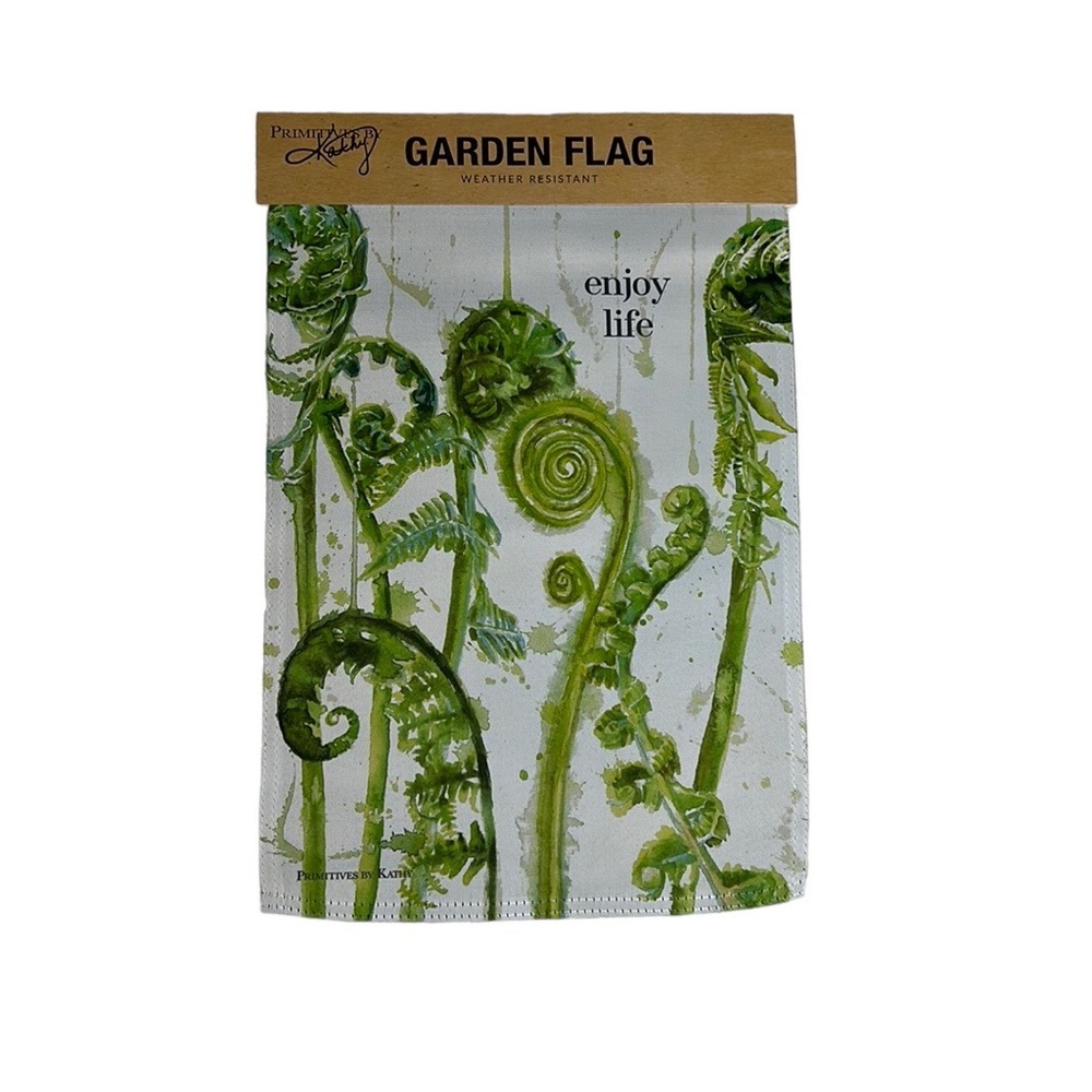 Primitives By Kathy Weather Resistant Enjoy Life Garden Flag